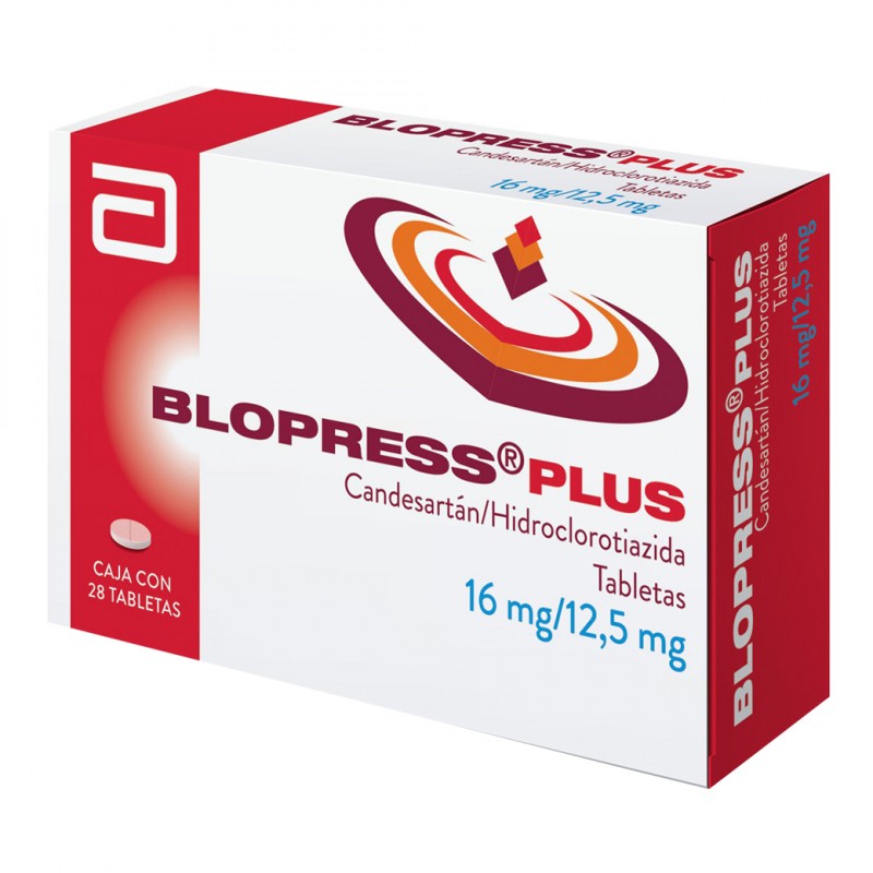 Blopress Plus 16 Mg | 28 Tabletas | Abbott México