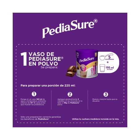 Pediasure Polvo Lata 850 G Chocolate - Farmacia Online Barata Liceo. Envíos  24/48 Horas.