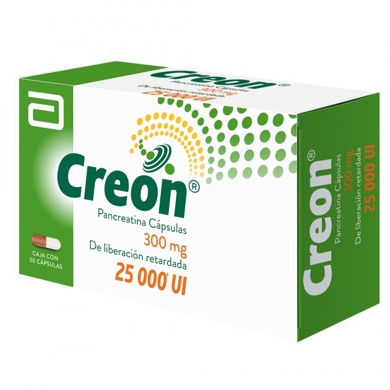 CREON® 25,000 UI 300 mg C/50 CAPS