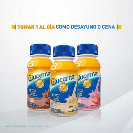 Glucerna Chocolate 237 ml | 24 Piezas | Abbott México